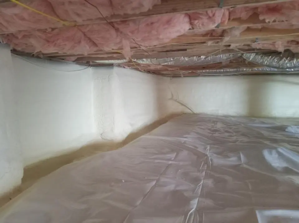 Crawl space encapsulation with closed-cell spray foam for Roof Maintenance in Los Gatos